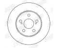 JURID Brzdový kotouč - 255 mm JRD 561822JC, 561822JC