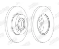 JURID Brzdový kotouč NONOX - 282 mm JRD 562079JC, 562079J