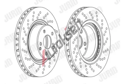JURID Brzdov kotou - 330 mm JRD 562101JC-1, 562101JC-1
