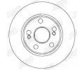 JURID Brzdov kotou - 280 mm JRD 562104JC, 562104JC