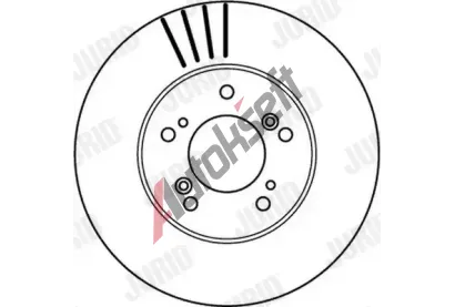 JURID Brzdov kotou NONOX - 282 mm JRD 562143JC, 562143JC