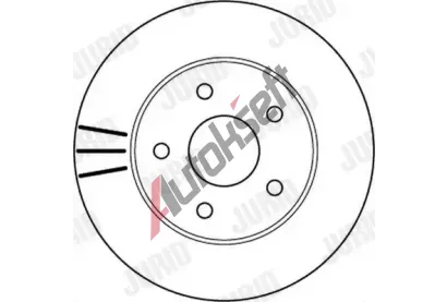 JURID Brzdov kotou NONOX - 305 mm JRD 562147JC, 562147J