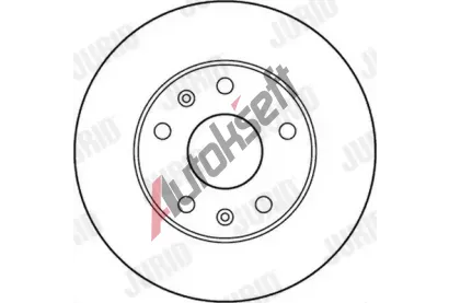 JURID Brzdov kotou - 262 mm JRD 562153JC, 562153JC