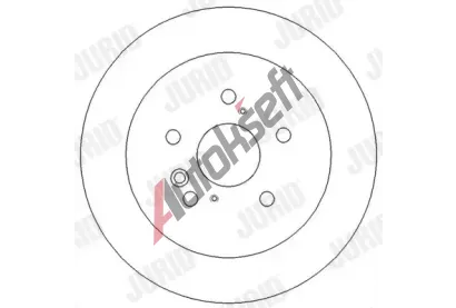 JURID Brzdov kotou - 291 mm JRD 562276JC, 562276JC