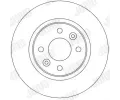 JURID Brzdov kotou NONOX - 259 mm JRD 562293JC, 562293JC