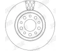 JURID Brzdov kotou - 292 mm JRD 562302JC, 562302JC
