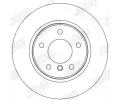 JURID Brzdov kotou - 296 mm JRD 562310JC, 562310JC