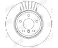 JURID Brzdov kotou - 320 mm JRD 562319JC, 562319JC