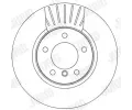 JURID Brzdov kotou NONOX - 310 mm JRD 562320JC, 562320J