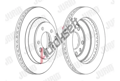 JURID Brzdov kotou - 330 mm JRD 562393JC-1, 562393JC-1