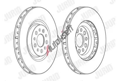 JURID Brzdový kotouč - 310 mm JRD 562394JC-1, 562394JC-1 JURID Brzdový kotouč - 310 mm JRD 562394JC-1, 562394JC-1