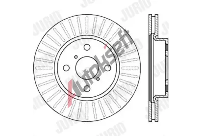JURID Brzdov kotou - 258 mm JRD 562421JC, 562421JC
