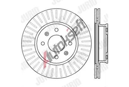 JURID Brzdový kotouč NONOX - 256 mm JRD 562427JC, 562427JC JURID Brzdový kotouč NONOX - 256 mm JRD 562427JC, 562427JC