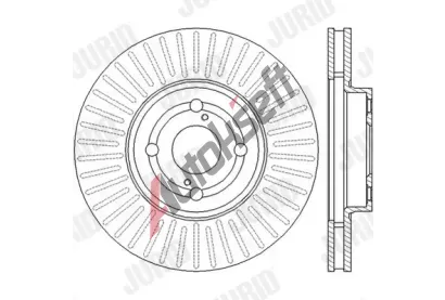 JURID Brzdov kotou - 275 mm JRD 562435JC, 562435JC