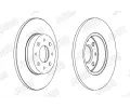 JURID Brzdov kotou - 251 mm JRD 562500JC, 562500JC