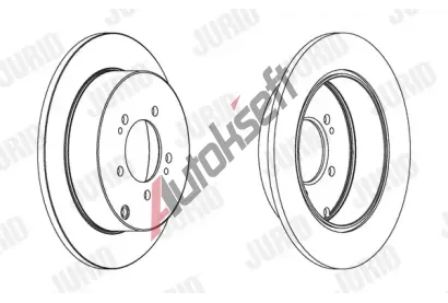 JURID Brzdov kotou - 302 mm JRD 562527JC, 562527JC