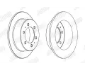 JURID Brzdov kotou - 299 mm JRD 562530JC, 562530JC