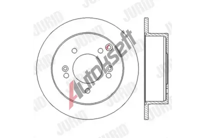 JURID Brzdov kotou - 262 mm JRD 562552JC, 562552JC