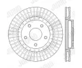 JURID Brzdov kotou - 295 mm JRD 562578JC, 562578JC
