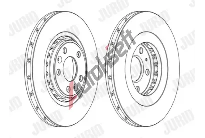 JURID Brzdov kotou - 320 mm JRD 562596JC-1, 562596JC-1