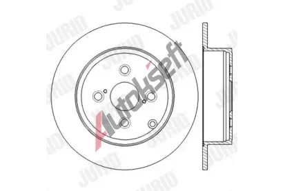 JURID Brzdov kotou - 279 mm JRD 562600JC, 562600JC