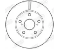JURID Brzdový kotouč - 273 mm JRD 562623JC, 562623JC