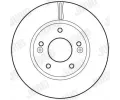 JURID Brzdov kotou - 280 mm JRD 562625JC, 562625JC