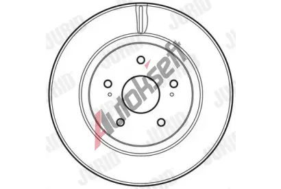 JURID Brzdov kotou - 294 mm JRD 562632JC, 562632JC