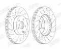 JURID Brzdov kotou - 322 mm JRD 562634JC-1, 562634JC-1
