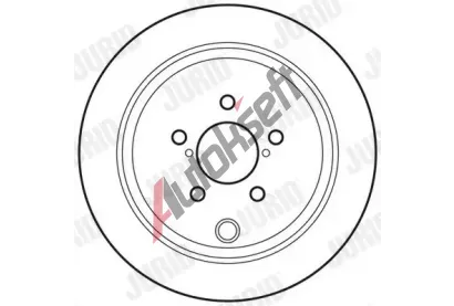 JURID Brzdov kotou - 286 mm JRD 562660JC, 562660JC