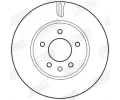 JURID Brzdov kotou - 295 mm JRD 562671JC, 562671JC