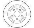 JURID Brzdov kotou - 286 mm JRD 562682JC, 562682JC