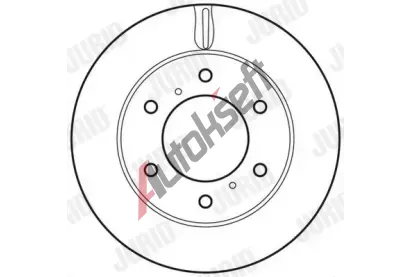 JURID Brzdov kotou - 294 mm JRD 562695JC, 562695JC