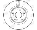 JURID Brzdový kotouč NONOX - 296 mm JRD 562725JC, 562725JC