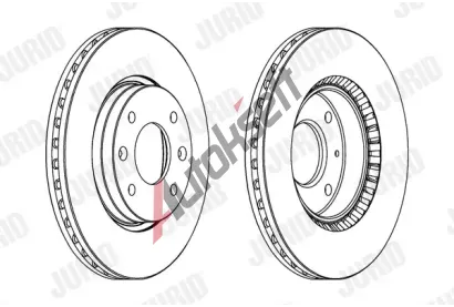 JURID Brzdov kotou - 280 mm JRD 562734JC, 562734JC