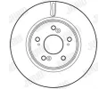 JURID Brzdový kotouč - 293 mm JRD 562746JC, 562746JC