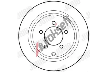 JURID Brzdov kotou - 302 mm JRD 562756JC, 562756JC