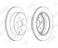 JURID Brzdov kotou - 307 mm JRD 562782JC, 562782JC