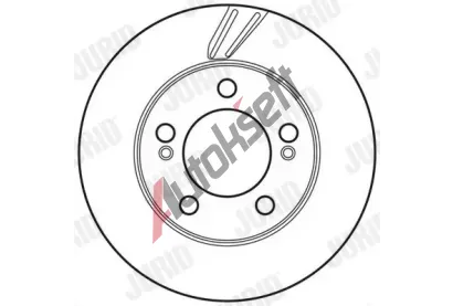 JURID Brzdov kotou - 294 mm JRD 562785JC, 562785JC