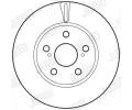 JURID Brzdov kotou - 255 mm JRD 562797JC, 562797JC
