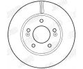 JURID Brzdov kotou - 275 mm JRD 562817JC, 562817JC