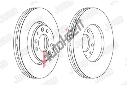 JURID Brzdov kotou - 280 mm JRD 562839JC, 562839JC