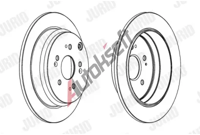 JURID Brzdov kotou - 305 mm JRD 562884JC, 562884JC