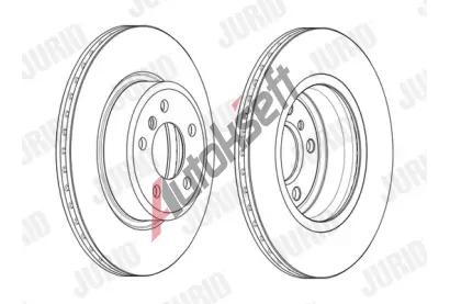 JURID Brzdov kotou - 330 mm JRD 562889JC, 562889JC