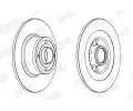 JURID Brzdov kotou - 270 mm JRD 562935JC-1, 562935JC-1