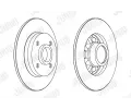 JURID Brzdový kotouč - 249 mm JRD 562936J, 562936J