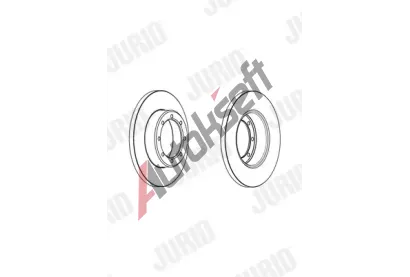 JURID Brzdov kotou - 302 mm JRD 562941JC, 562941JC
