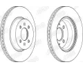 JURID Brzdov kotou - 280 mm JRD 562944JC, 562944JC