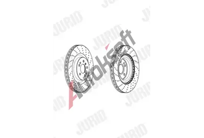 JURID Brzdov kotou - 350 mm JRD 562954JC-1, 562954JC-1