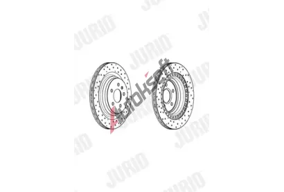 JURID Brzdový kotouč - 330 mm JRD 562956JC, 562956JC JURID Brzdový kotouč - 330 mm JRD 562956JC, 562956JC